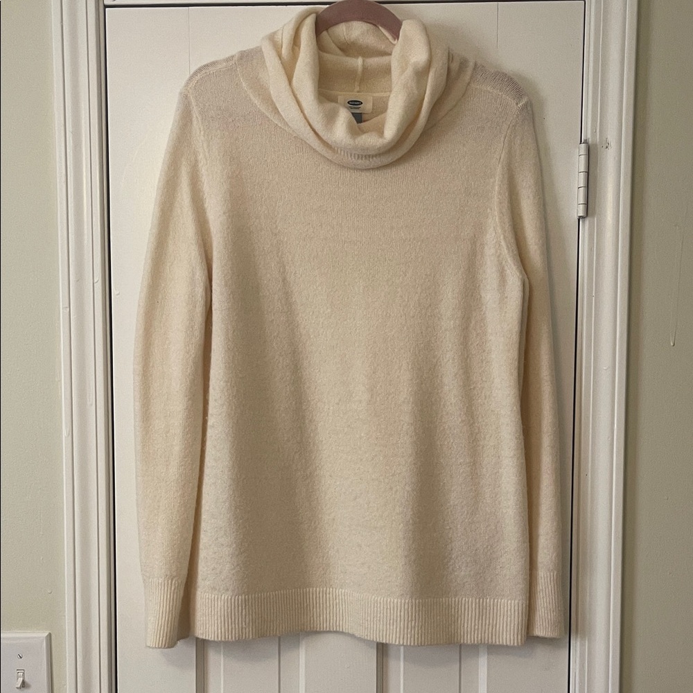 Old Navy Soft Cream Cowl Neck Sweater